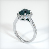 1.70 Ct. Sapphire Ring, 18K White Gold 2